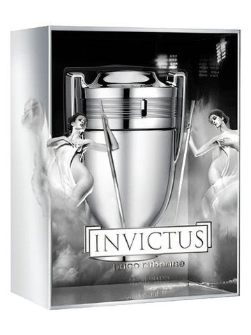 Rabanne Invictus Silver Cup Collector's Edition fragrance bottle