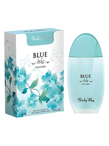 Shirley May Blue Iris fragrance bottle