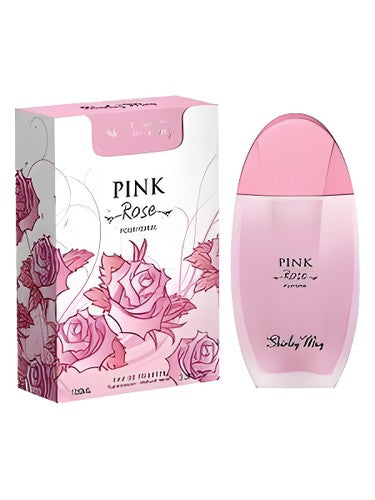 Shirley May Pink Rose fragrance bottle