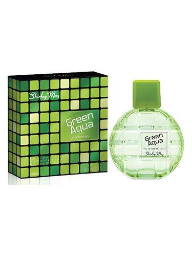 Shirley May Green Aqua fragrance bottle