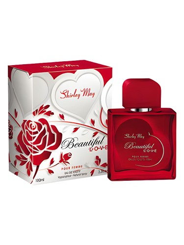 Shirley May Beautiful Love fragrance bottle