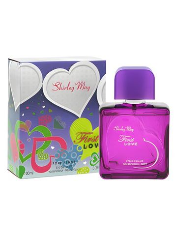 Shirley May First Love fragrance bottle