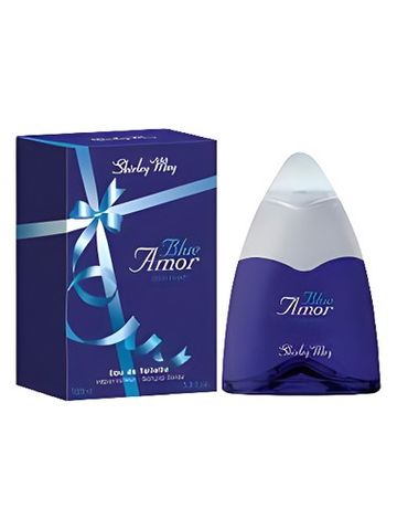 Shirley May Blue Amor fragrance bottle