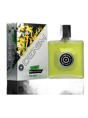 Denim Sync fragrance bottle