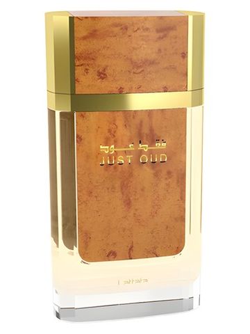 Lattafa Perfumes Just Oud fragrance bottle