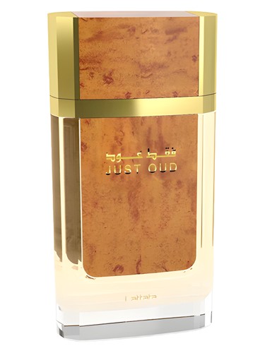 Lattafa Perfumes Just Oud fragrance bottle