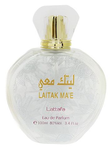 Lattafa Perfumes Laitak Ma'e fragrance bottle