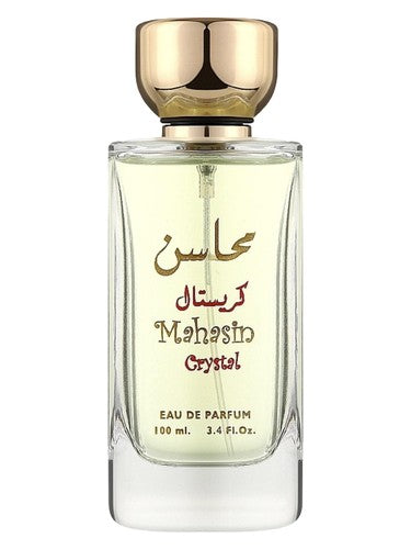 Lattafa Perfumes Mahasin Crystal fragrance bottle