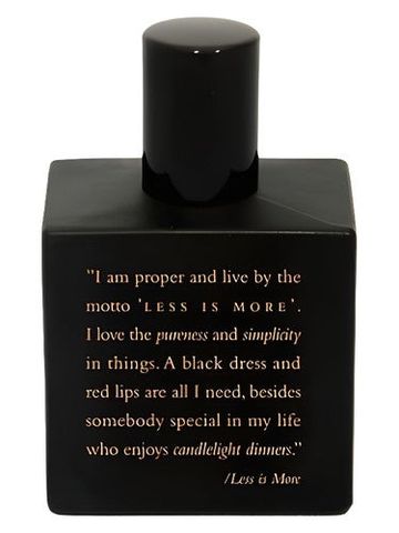 Make Up Store Less is More fragrance bottle