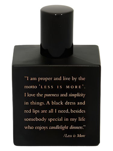 Make Up Store Less is More fragrance bottle
