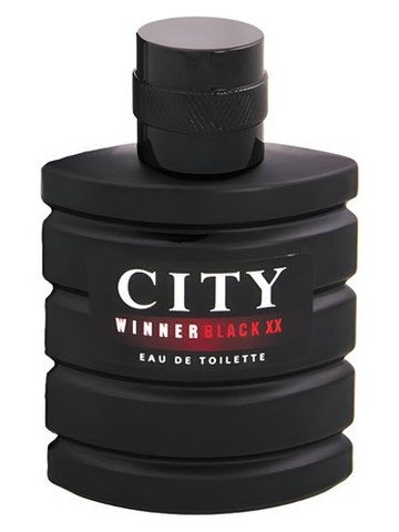 City Black XX fragrance bottle