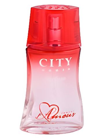 City L'Amour fragrance bottle