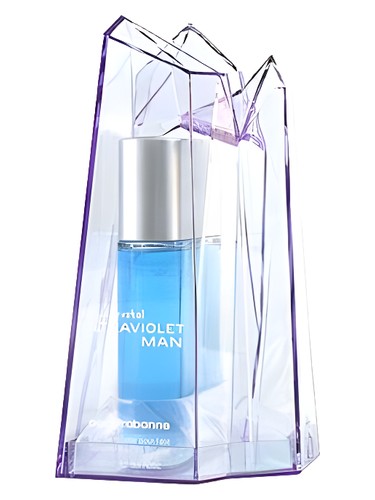 Rabanne Ultraviolet Liquid Crystal Man fragrance bottle