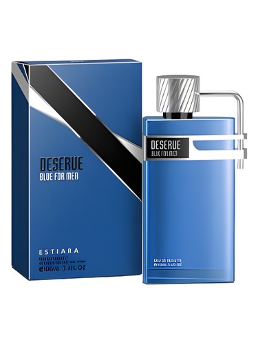 Estiara Deserve Blue fragrance bottle