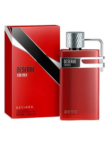Estiara Deserve Red fragrance bottle
