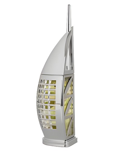 Jean Pierre Sand World Renowned Silver fragrance bottle