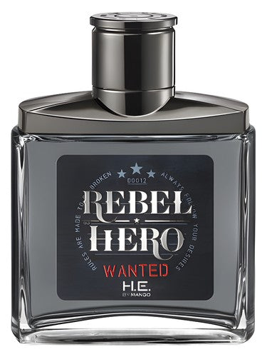 Mango Rebel Hero Wanted fragrance bottle