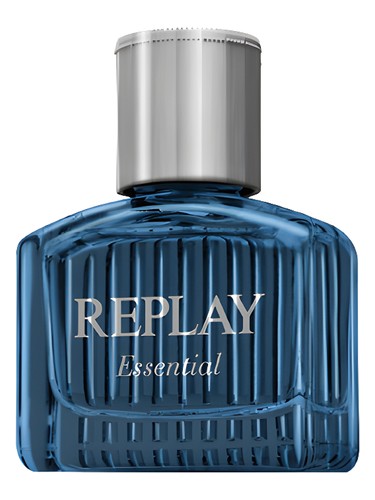 Replay Essential for Him fragrance bottle