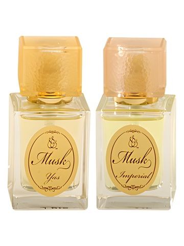 Yas Perfumes Musk Imperial and Yas fragrance bottle