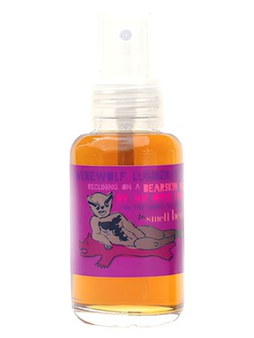 Smell Bent Werewolf Lumberjack Reclining on a Bearskin Rug fragrance bottle