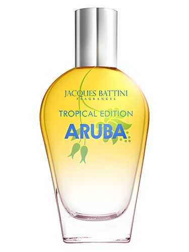 Jacques Battini Aruba Tropical Edition fragrance bottle