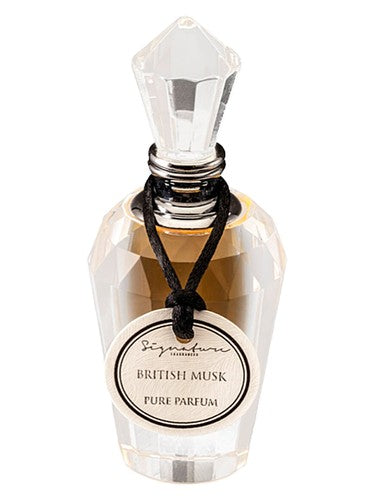 Signature Fragrances British Musk fragrance bottle