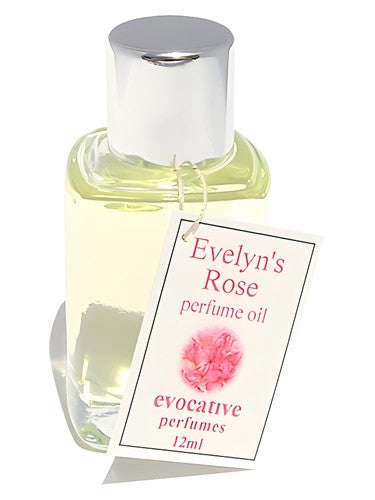Evocative Perfumes Evelyn's Rose fragrance bottle