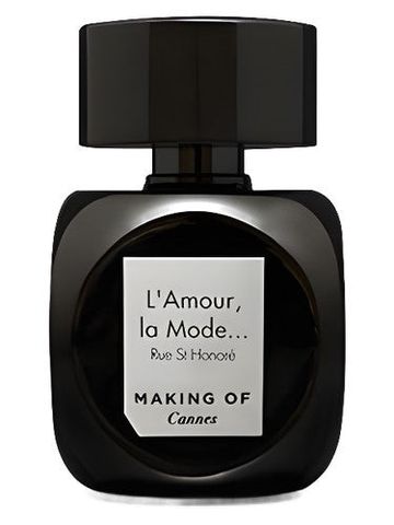 Making of Cannes L'Amour, la Mode... fragrance bottle