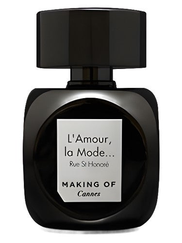 Making of Cannes L'Amour, la Mode... fragrance bottle