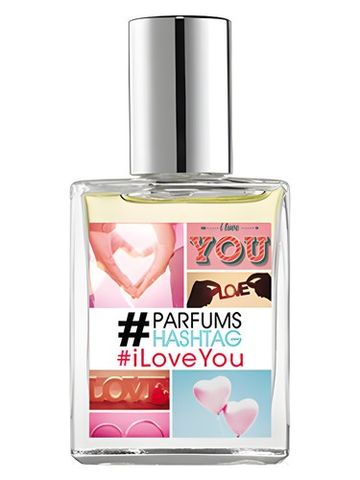 #Parfum Hashtag #iloveYou fragrance bottle