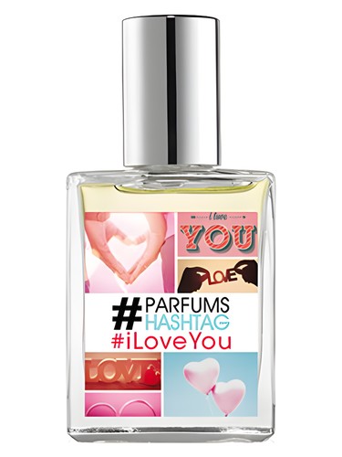 #Parfum Hashtag #iloveYou fragrance bottle