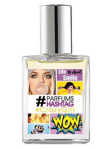 #Parfum Hashtag #CrazyGirl fragrance bottle