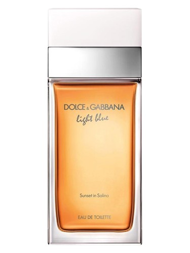 Dolce Gabbana Light Blue Sunset in Salina fragrance bottle