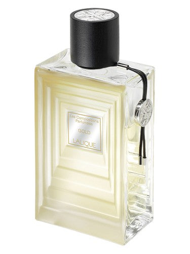 Lalique Woody Gold fragrance bottle