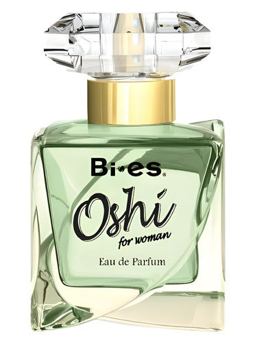 Bi es Oshi Green fragrance bottle