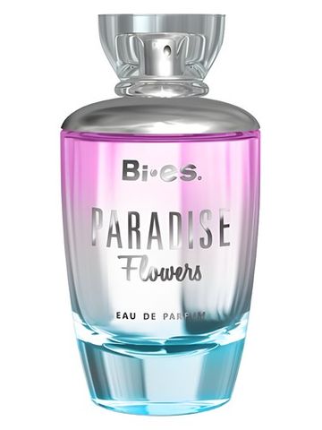 Bi es Paradise Flowers fragrance bottle