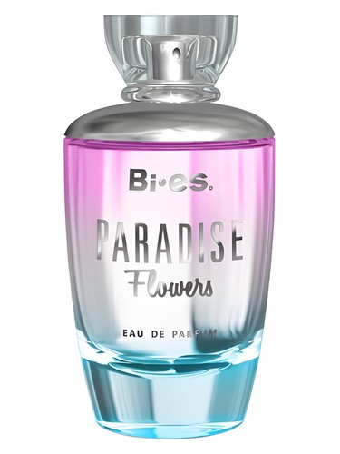 Bi es Paradise Flowers fragrance bottle