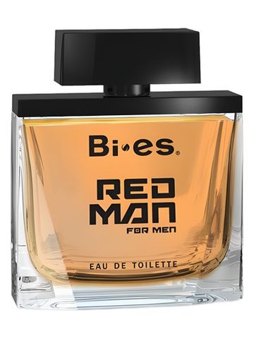 Bi es Red Man fragrance bottle