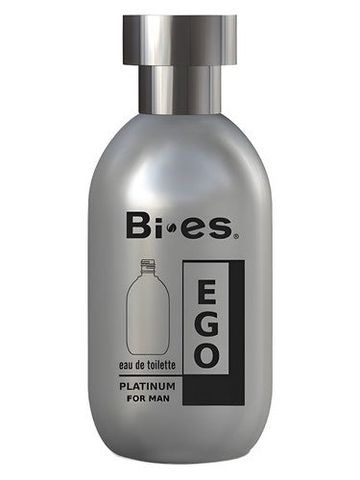 Bi es Ego Platinum fragrance bottle