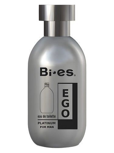 Bi es Ego Platinum fragrance bottle
