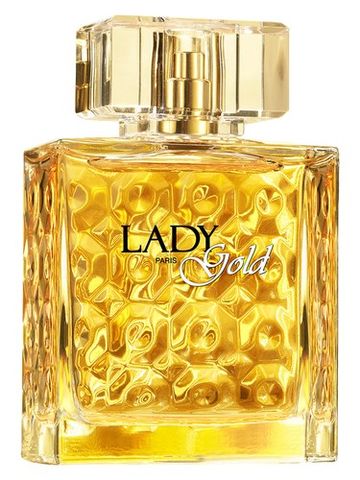 Karen Low Lady Gold fragrance bottle