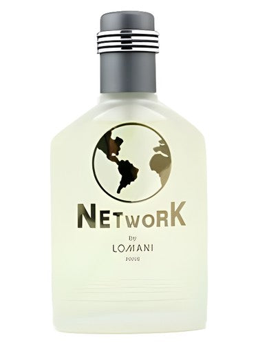 Lomani Network fragrance bottle