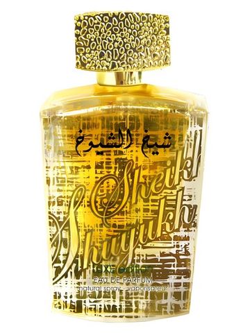 Lattafa Perfumes Sheikh Al Shuyukh Luxe Edition fragrance bottle