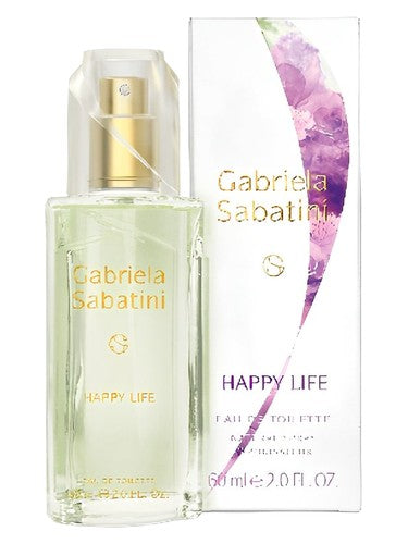 Gabriela Sabatini Happy Life fragrance bottle
