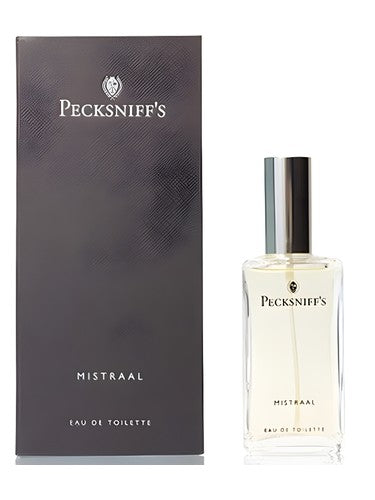 Pecksniff s Mistraal fragrance bottle