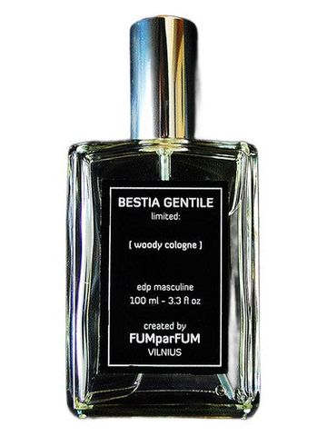 FUMparFUM BESTIA GENTILE: woody cologne fragrance bottle
