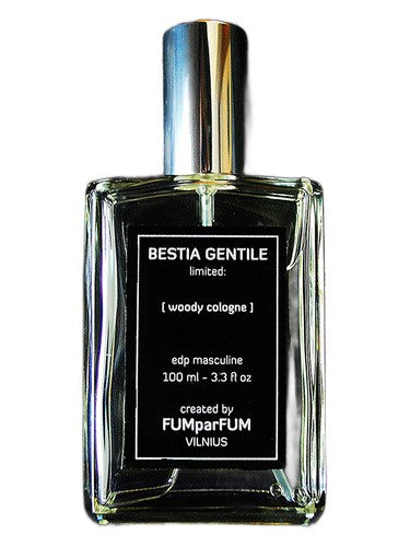 FUMparFUM BESTIA GENTILE: woody cologne fragrance bottle