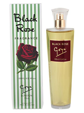 Beauty Brand Development Goya Black Rose fragrance bottle
