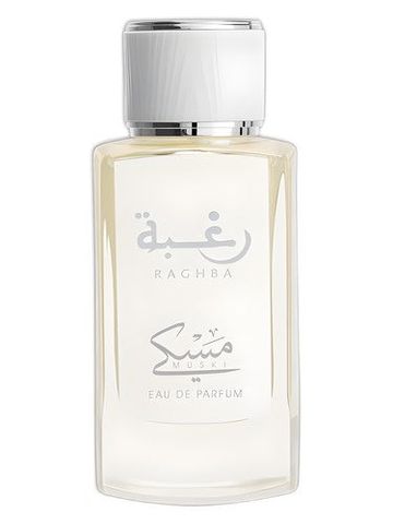 Lattafa Perfumes Raghba Muski fragrance bottle