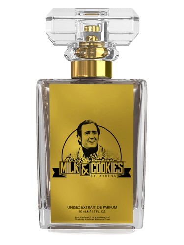 Xyrena Andy Kaufman Milk & Cookies fragrance bottle